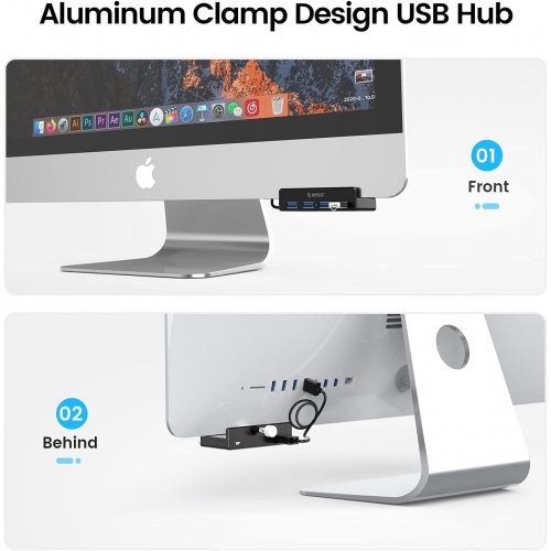 Купить USB-хаб ORICO MH4PU-P USB 4 in 1 (ORICO-MH4PU-P-BK-BP) Black - цена в Харькове, Киеве, Днепре, Одессе
в интернет-магазине Telemart фото