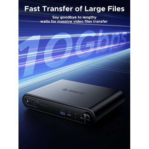 Купить USB-хаб ORICO PTM1 Docking Station 10 in 1 with M.2 SSD Enclosure (ORICO-PTM1-GY-EP) Grey - цена в Харькове, Киеве, Днепре, Одессе
в интернет-магазине Telemart фото