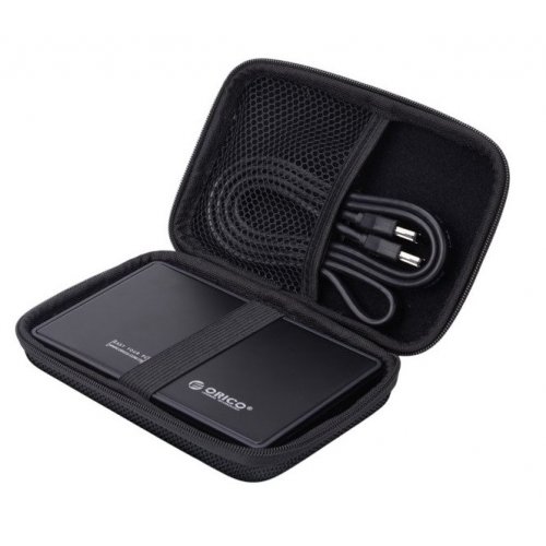 Купити Захисна сумка ORICO PHD-25 2.5" Portable HDD Protection Bag (ORICO-PHD-25-BK-EP) Black - ціна в Києві, Львові, Вінниці, Хмельницькому, Франківську, Україні | інтернет-магазин TELEMART.UA фото