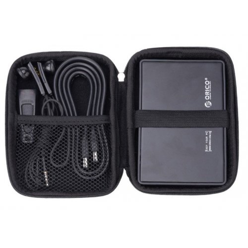 Купити Захисна сумка ORICO PHD-25 2.5" Portable HDD Protection Bag (ORICO-PHD-25-BK-EP) Black - ціна в Києві, Львові, Вінниці, Хмельницькому, Франківську, Україні | інтернет-магазин TELEMART.UA фото