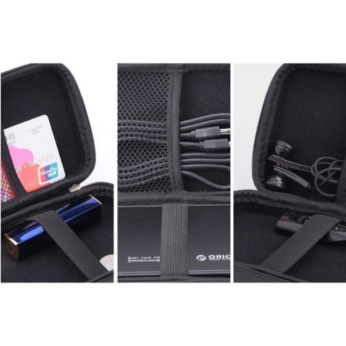 Купити Захисна сумка ORICO PHD-25 2.5" Portable HDD Protection Bag (ORICO-PHD-25-BK-EP) Black - ціна в Києві, Львові, Вінниці, Хмельницькому, Франківську, Україні | інтернет-магазин TELEMART.UA фото