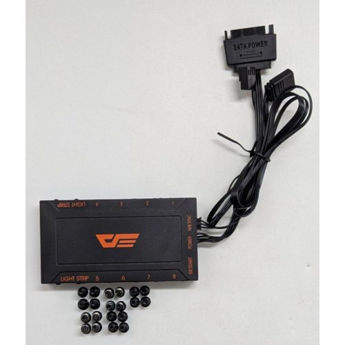 Комплект вентиляторів DarkFlash DR11 ARGB 5 in 1 Black (Відновлено продавцем, 773543) купити з перевіркою сумісності: огляд, характеристики, ціна у Києві, Львові, Вінниці, Хмельницькому, Івано-Франківську, Україні | інтернет-магазин TELEMART.UA фото