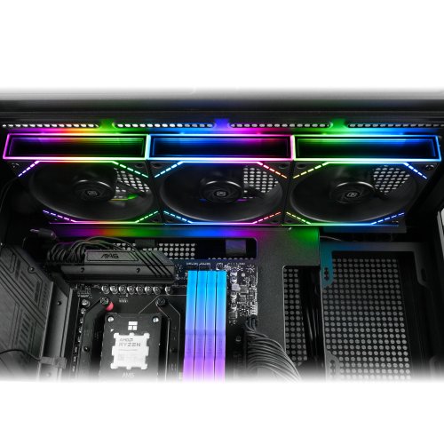 Купить Набор кулеров для корпуса Thermalright TL-M12Q 3 in 1 Black с проверкой совместимости: обзор, характеристики, цена в Киеве, Днепре, Одессе, Харькове, Украине | интернет-магазин TELEMART.UA фото