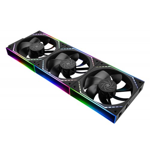 Набір кулерів для корпусу Thermalright TL-M12QR 3 in 1 Black купити з перевіркою сумісності: огляд, характеристики, ціна у Києві, Львові, Вінниці, Хмельницькому, Івано-Франківську, Україні | інтернет-магазин TELEMART.UA фото