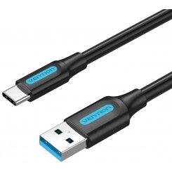 Кабель Vention USB to USB Type-C 3.0 2m (COZBH) Black