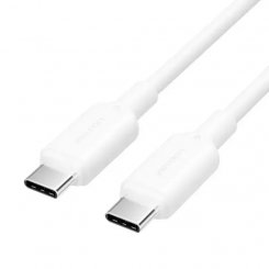 Кабель Vention USB Type-C to USB Type-C 2.0 60W 2m (TRCWH) White