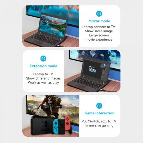 Купить Кабель Vention HDMI to HDMI V1.4 4K 5m (ALHSJ) Blue - цена в Харькове, Киеве, Днепре, Одессе
в интернет-магазине Telemart фото