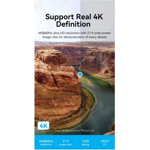 Купити Кабель Vention HDMI to HDMI V2.0 4K 10m (ALHSL) Blue - ціна в Києві, Львові, Вінниці, Хмельницькому, Франківську, Україні | інтернет-магазин TELEMART.UA фото
