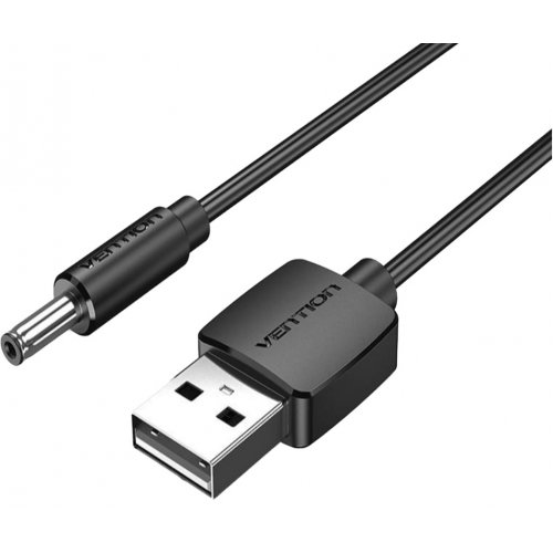 Купить Кабель питания Vention USB to DC 3.5*1.35mm 1m (CEXBF) Black - цена в Харькове, Киеве, Днепре, Одессе
в интернет-магазине Telemart фото