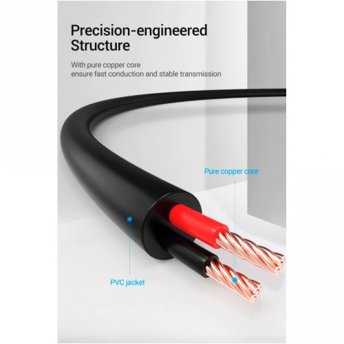 Купить Кабель питания Vention USB to DC 3.5*1.35mm 1m (CEXBF) Black - цена в Харькове, Киеве, Днепре, Одессе
в интернет-магазине Telemart фото