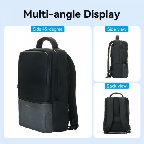 Купити Рюкзак Vention 15.6" Water-Repellent Laptop Backpack (KRPB0) Black - ціна в Києві, Львові, Вінниці, Хмельницькому, Франківську, Україні | інтернет-магазин TELEMART.UA фото