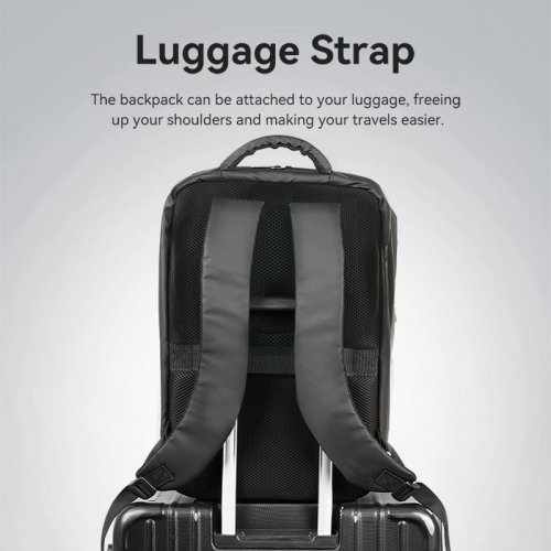 Купити Рюкзак Vention 15.6" Water-Repellent Laptop Backpack (KRPB0) Black - ціна в Києві, Львові, Вінниці, Хмельницькому, Франківську, Україні | інтернет-магазин TELEMART.UA фото