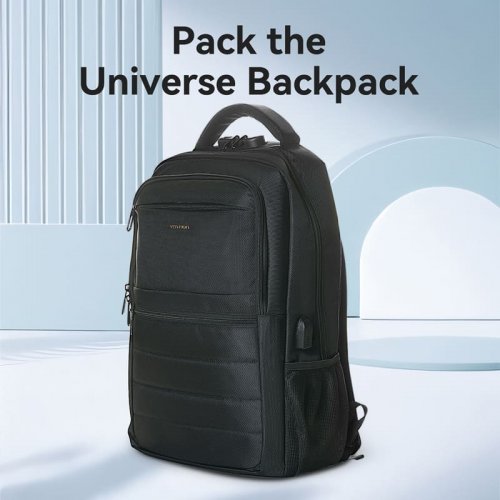 Купити Рюкзак Vention 15.6" Water-Repellent Laptop Backpack (KRRB0) Black - ціна в Києві, Львові, Вінниці, Хмельницькому, Франківську, Україні | інтернет-магазин TELEMART.UA фото