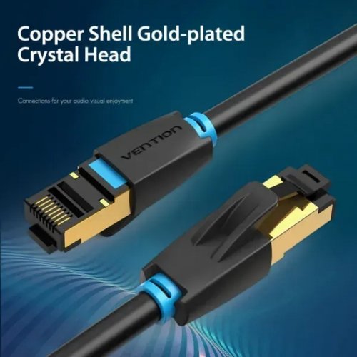 Купить Патч-корд Vention SFTP, RJ45, Cat8 20m (IKABQ) Black - цена в Харькове, Киеве, Днепре, Одессе
в интернет-магазине Telemart фото