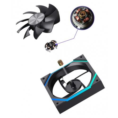 Кулер для корпуса GAMEMAX FN12A N2 (FN12A-N2) Black купити з перевіркою сумісності: огляд, характеристики, ціна у Києві, Львові, Вінниці, Хмельницькому, Івано-Франківську, Україні | інтернет-магазин TELEMART.UA фото