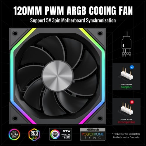 Купить Кулер для корпуса GAMEMAX FN12A N2 Reverse (FN12A-N2-R) Black с проверкой совместимости: обзор, характеристики, цена в Киеве, Днепре, Одессе, Харькове, Украине | интернет-магазин TELEMART.UA фото