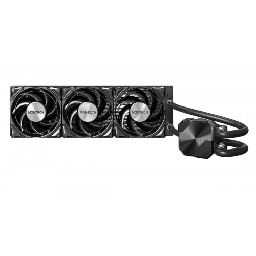 Готова СВО Montech HyperFlow Silent 360 Black купити з перевіркою сумісності: огляд, характеристики, ціна у Києві, Львові, Вінниці, Хмельницькому, Івано-Франківську, Україні | інтернет-магазин TELEMART.UA фото