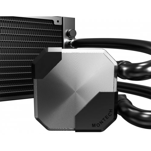 Готова СВО Montech HyperFlow Silent 360 Black купити з перевіркою сумісності: огляд, характеристики, ціна у Києві, Львові, Вінниці, Хмельницькому, Івано-Франківську, Україні | інтернет-магазин TELEMART.UA фото