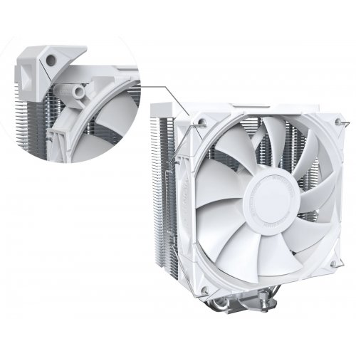 Купить Кулер Montech NX400 White с проверкой совместимости: обзор, характеристики, цена в Киеве, Днепре, Одессе, Харькове, Украине | интернет-магазин TELEMART.UA фото