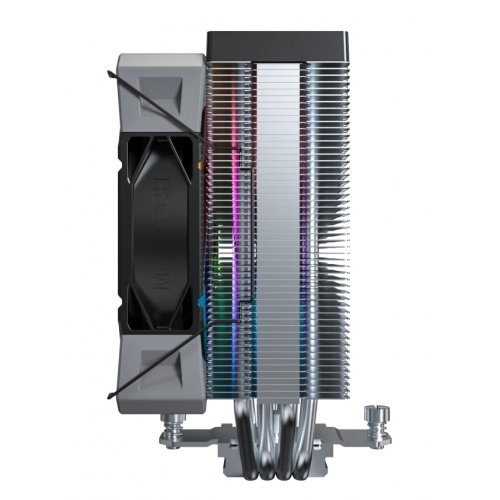 Кулер Montech NX400 ARGB Black купити з перевіркою сумісності: огляд, характеристики, ціна у Києві, Львові, Вінниці, Хмельницькому, Івано-Франківську, Україні | інтернет-магазин TELEMART.UA фото