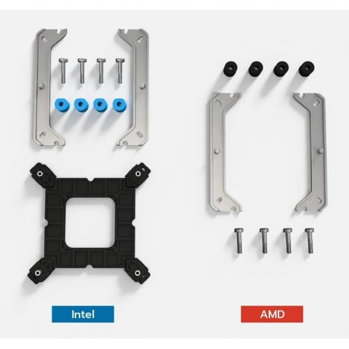 Кулер Montech NX400 ARGB White купити з перевіркою сумісності: огляд, характеристики, ціна у Києві, Львові, Вінниці, Хмельницькому, Івано-Франківську, Україні | інтернет-магазин TELEMART.UA фото