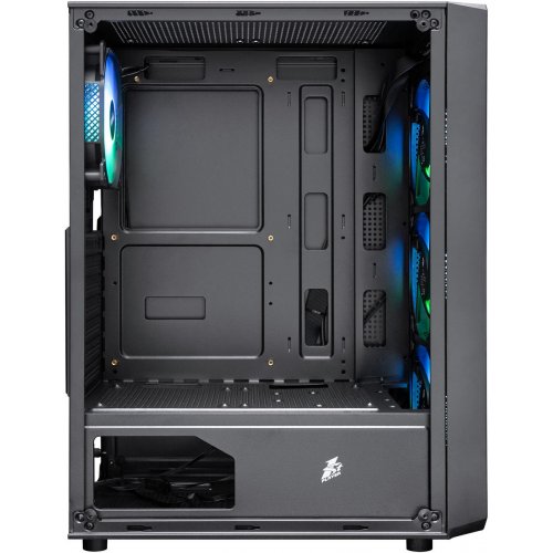 Корпус 1stPlayer FD3-BK-4F7 без БЖ Black купити з перевіркою сумісності: огляд, характеристики, ціна у Києві, Львові, Вінниці, Хмельницькому, Івано-Франківську, Україні | інтернет-магазин TELEMART.UA фото