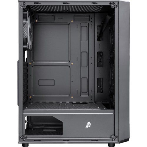 Корпус 1stPlayer FD3-BK-4F7 без БЖ Black купити з перевіркою сумісності: огляд, характеристики, ціна у Києві, Львові, Вінниці, Хмельницькому, Івано-Франківську, Україні | інтернет-магазин TELEMART.UA фото