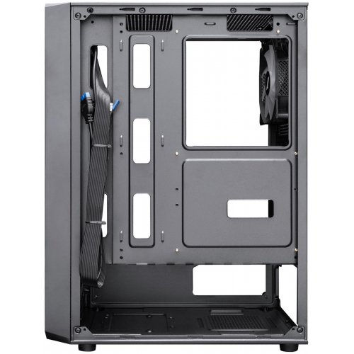 Корпус 1stPlayer FD3-BK-4F7 без БЖ Black купити з перевіркою сумісності: огляд, характеристики, ціна у Києві, Львові, Вінниці, Хмельницькому, Івано-Франківську, Україні | інтернет-магазин TELEMART.UA фото