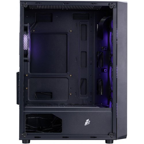 Корпус 1stPlayer FD3-M-BK-4F7 без БЖ Black купити з перевіркою сумісності: огляд, характеристики, ціна у Києві, Львові, Вінниці, Хмельницькому, Івано-Франківську, Україні | інтернет-магазин TELEMART.UA фото