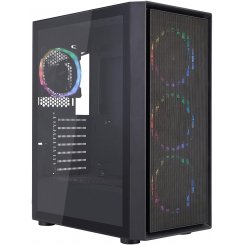 Корпус 1stPlayer GO6-BK-4FS7 без БЖ Black