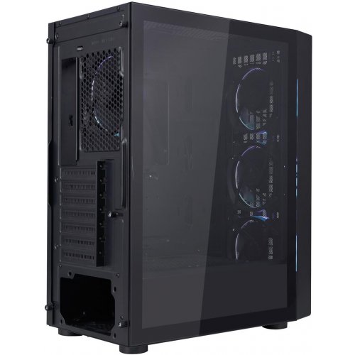Корпус 1stPlayer GO6-BK-4FS7 без БЖ Black купити з перевіркою сумісності: огляд, характеристики, ціна у Києві, Львові, Вінниці, Хмельницькому, Івано-Франківську, Україні | інтернет-магазин TELEMART.UA фото