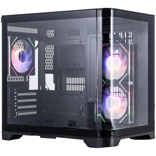 Корпус 1stPlayer UV5-BK-2FC7R-1FC7 без БЖ Black купити з перевіркою сумісності: огляд, характеристики, ціна у Києві, Львові, Вінниці, Хмельницькому, Івано-Франківську, Україні | інтернет-магазин TELEMART.UA фото