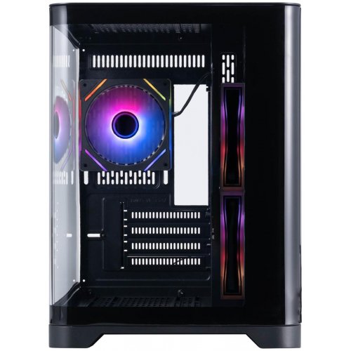 Корпус 1stPlayer UV5-BK-2FC7R-1FC7 без БЖ Black купити з перевіркою сумісності: огляд, характеристики, ціна у Києві, Львові, Вінниці, Хмельницькому, Івано-Франківську, Україні | інтернет-магазин TELEMART.UA фото