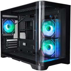 Корпус 1stPlayer UV6-BK-2FC7R-1FC7 без БЖ Black