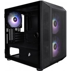 Корпус 1stPlayer D3-BK-3F7-14 без БП Black