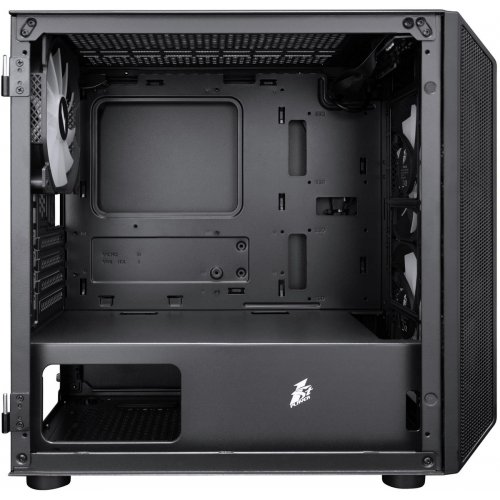 Корпус 1stPlayer D3-BK-3F7-14 без БЖ Black купити з перевіркою сумісності: огляд, характеристики, ціна у Києві, Львові, Вінниці, Хмельницькому, Івано-Франківську, Україні | інтернет-магазин TELEMART.UA фото