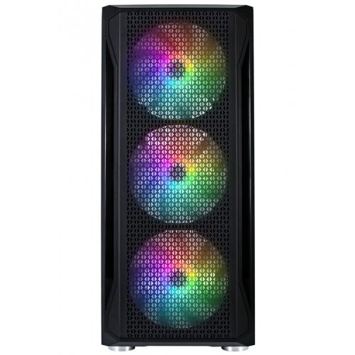 Корпус 1stPlayer X5-BK-4F1 без БЖ Black купити з перевіркою сумісності: огляд, характеристики, ціна у Києві, Львові, Вінниці, Хмельницькому, Івано-Франківську, Україні | інтернет-магазин TELEMART.UA фото