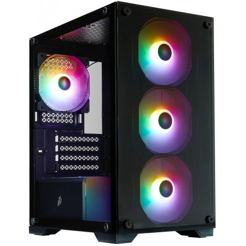 Купить Корпус 1stPlayer X2-M-BK-4F7 без БП Black с проверкой совместимости: обзор, характеристики, цена в Киеве, Днепре, Одессе, Харькове, Украине | интернет-магазин TELEMART.UA фото