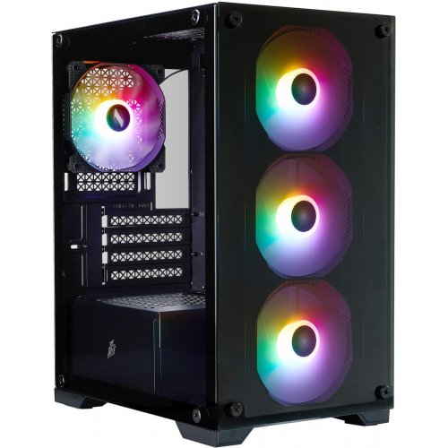 Купить Корпус 1stPlayer X2-M-BK-4F7 без БП Black с проверкой совместимости: обзор, характеристики, цена в Киеве, Днепре, Одессе, Харькове, Украине | интернет-магазин TELEMART.UA фото