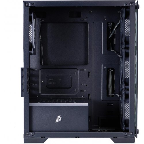 Купить Корпус 1stPlayer X2-M-BK-4F7 без БП Black с проверкой совместимости: обзор, характеристики, цена в Киеве, Днепре, Одессе, Харькове, Украине | интернет-магазин TELEMART.UA фото