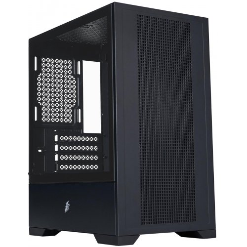Корпус 1stPlayer GO2-BK без БЖ Black купити з перевіркою сумісності: огляд, характеристики, ціна у Києві, Львові, Вінниці, Хмельницькому, Івано-Франківську, Україні | інтернет-магазин TELEMART.UA фото