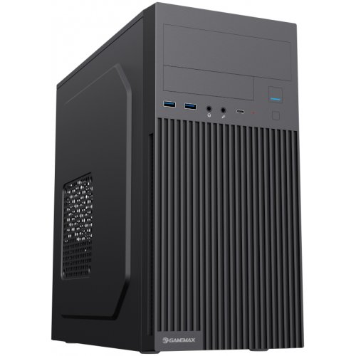 Корпус GAMEMAX MT-321-NP-2U3 без БЖ Black купити з перевіркою сумісності: огляд, характеристики, ціна у Києві, Львові, Вінниці, Хмельницькому, Івано-Франківську, Україні | інтернет-магазин TELEMART.UA фото