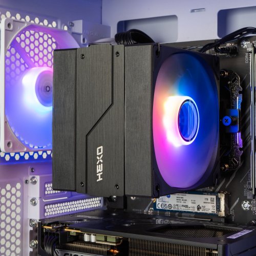 Купити Комп'ютер HEXO Gaming TwinFront Pro+ (HGP-GTF5600N5060-D432S1TWH) White - ціна в Києві, Львові, Вінниці, Хмельницькому, Франківську, Україні | інтернет-магазин TELEMART.UA фото