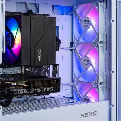 Купити Комп'ютер HEXO Gaming TwinFront Pro+ (HGP-GTF5600N5060-D432S1TWH) White - ціна в Києві, Львові, Вінниці, Хмельницькому, Франківську, Україні | інтернет-магазин TELEMART.UA фото
