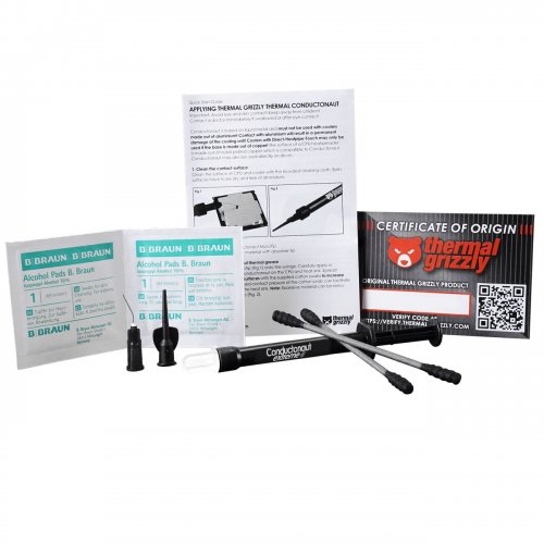 Купить Жидкий металл Thermal Grizzly Conductonaut Extreme 5g (TG-CE-005-R) - цена в Харькове, Киеве, Днепре, Одессе
в интернет-магазине Telemart фото