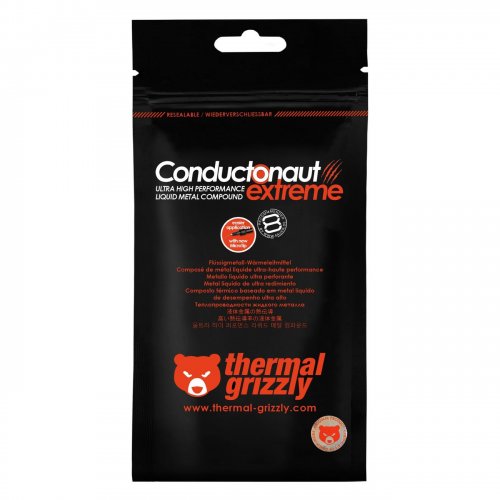 Купить Жидкий металл Thermal Grizzly Conductonaut Extreme 5g (TG-CE-005-R) - цена в Харькове, Киеве, Днепре, Одессе
в интернет-магазине Telemart фото