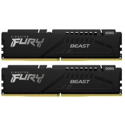 Озу Kingston DDR5 32GB (2x16GB) 5200Mhz FURY Beast (KF552C36BBEK2-32) (Восстановлено продавцом, 773849)