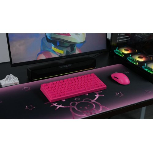 Клавіатура MCHOSE Jet 75 RGB Hall Effect Kailh Magnetic God Switch (MC-JET75-13) Rose Red купити в Україні: Київ, Львів, Хмельницький, Тернопіль | Низька ціна, відгуки, характеристики від TELEMART фото
