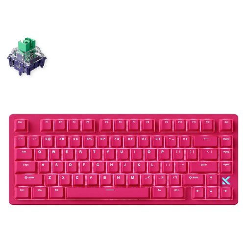 Купити Клавіатура MCHOSE Jet 75 RGB Hall Effect Kailh Magnetic God Switch (MC-JET75-13) Rose Red - ціна в Києві, Львові, Вінниці, Хмельницькому, Франківську, Україні | інтернет-магазин TELEMART.UA фото