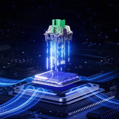 Купити Клавіатура MCHOSE Jet 75 RGB Hall Effect Kailh Magnetic God Switch (MC-JET75-13) Rose Red - ціна в Києві, Львові, Вінниці, Хмельницькому, Франківську, Україні | інтернет-магазин TELEMART.UA фото